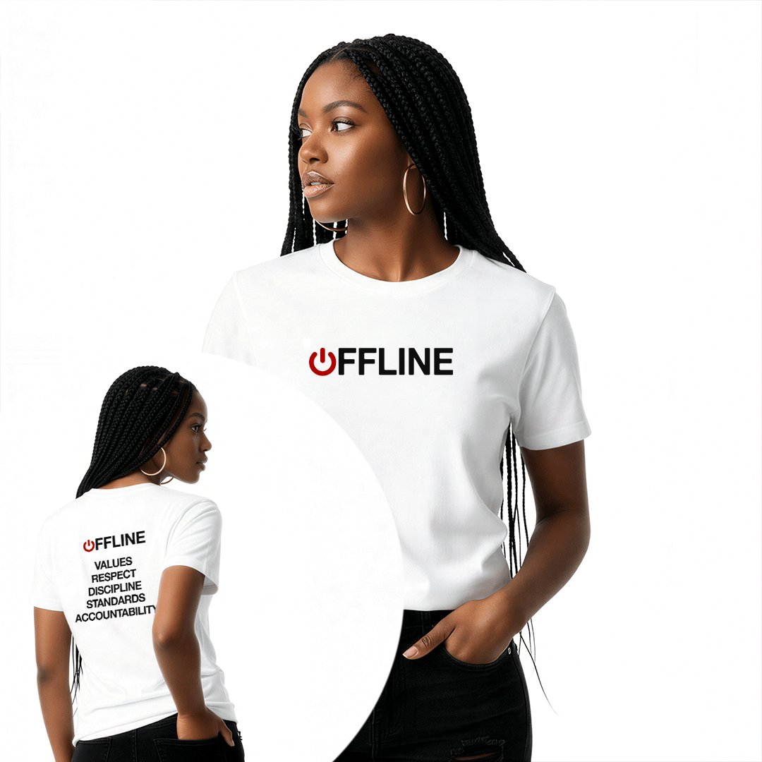 Offline — Old School Values Unisex Graphic Tee