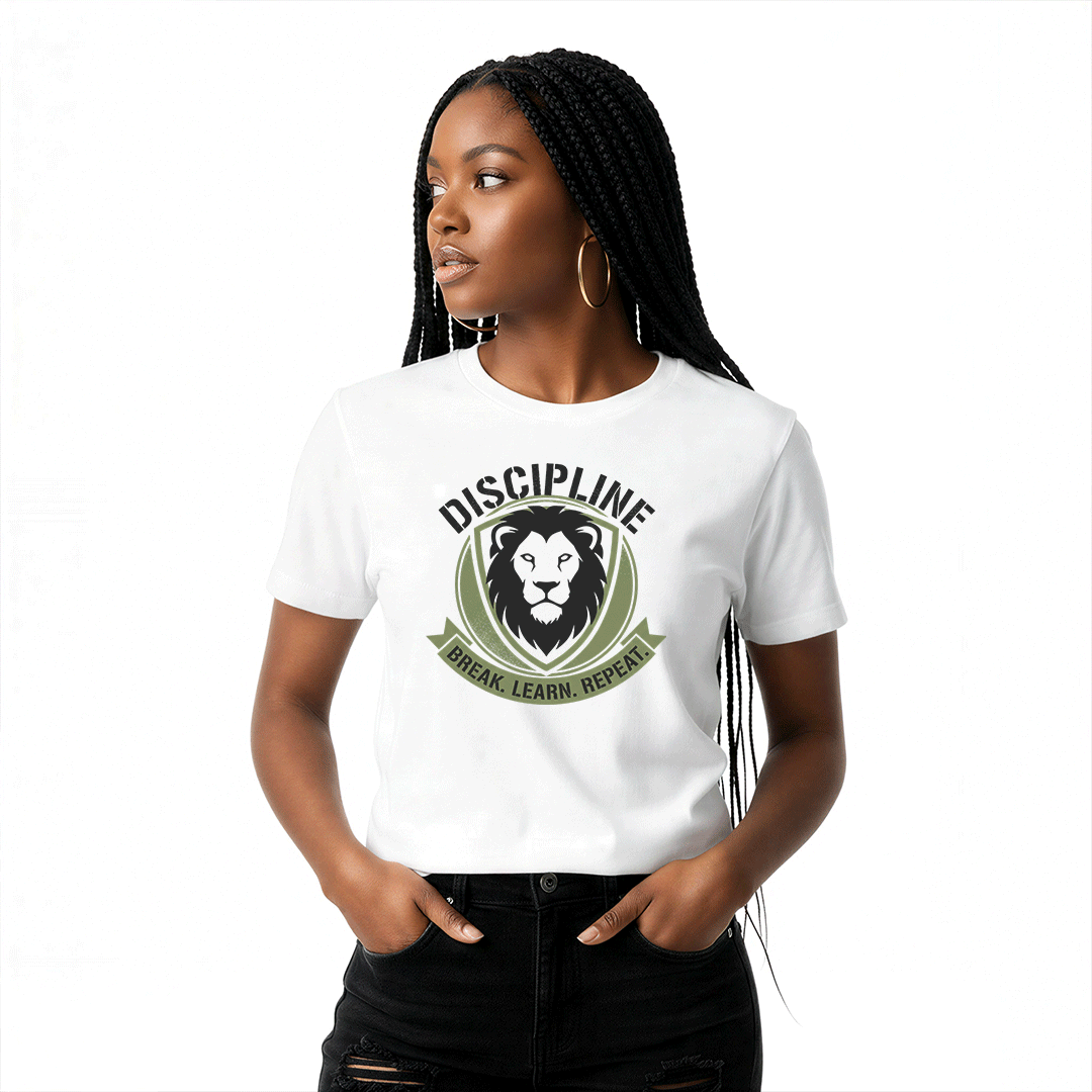 Discipline Lion Unisex Graphic Tee