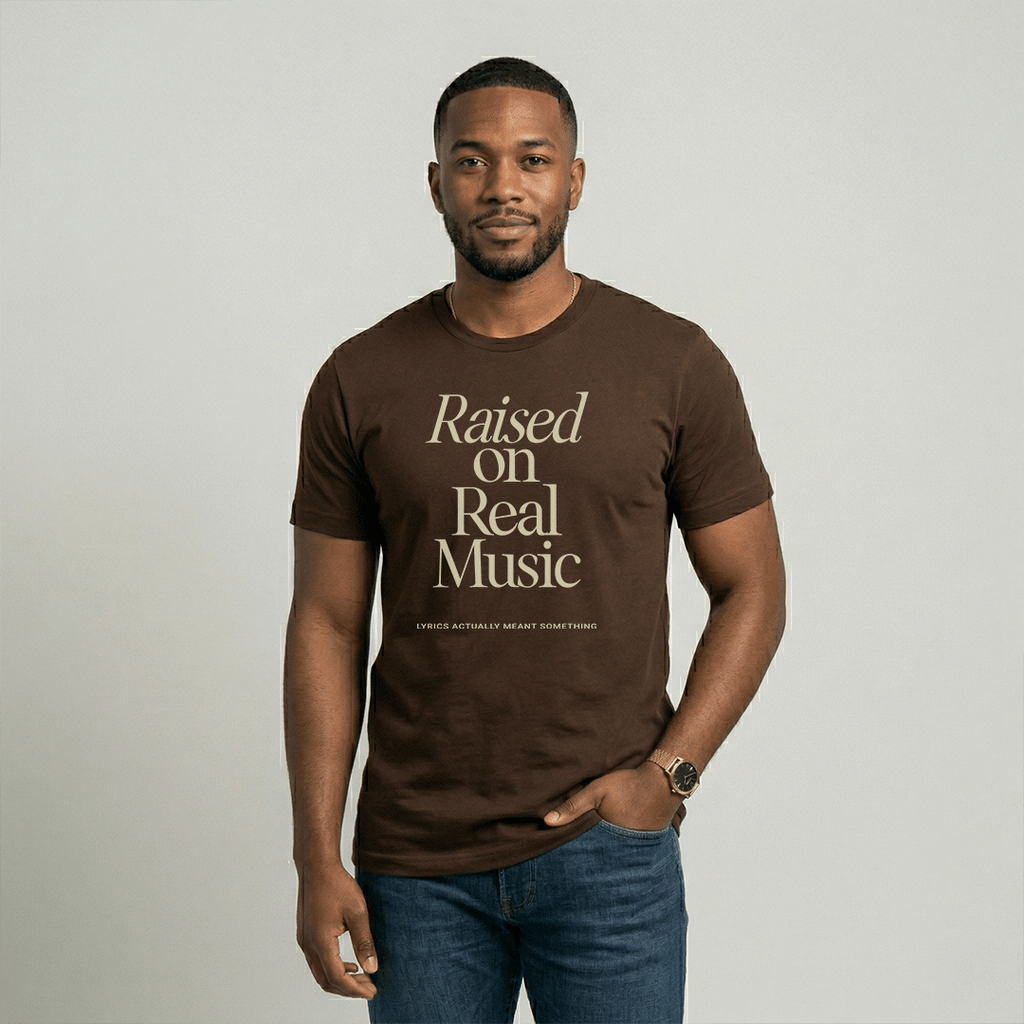 Raised on Real Music – Unisex Graphic Tee
