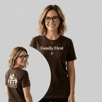 Family First — Unisex Nostalgic Graphic Tee