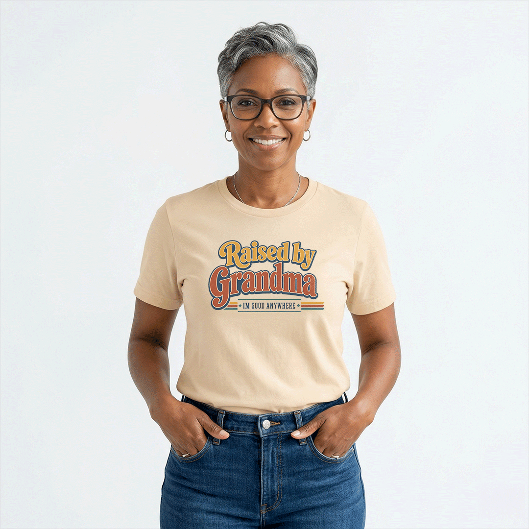Raised by Grandma — Unisex Graphic Tee