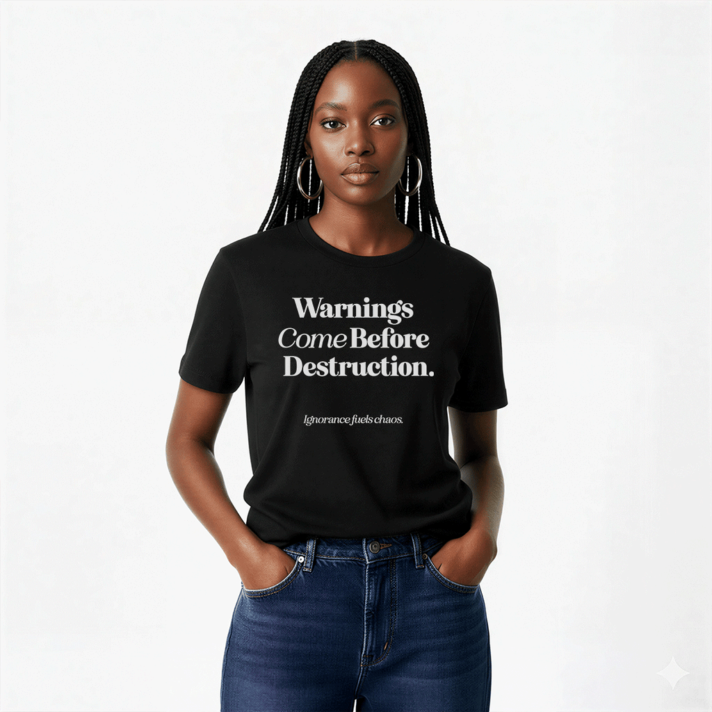 Warnings Come Before Destruction - Unisex Graphic Tee