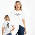 Family First — Unisex Nostalgic Graphic Tee (Classic Edition)