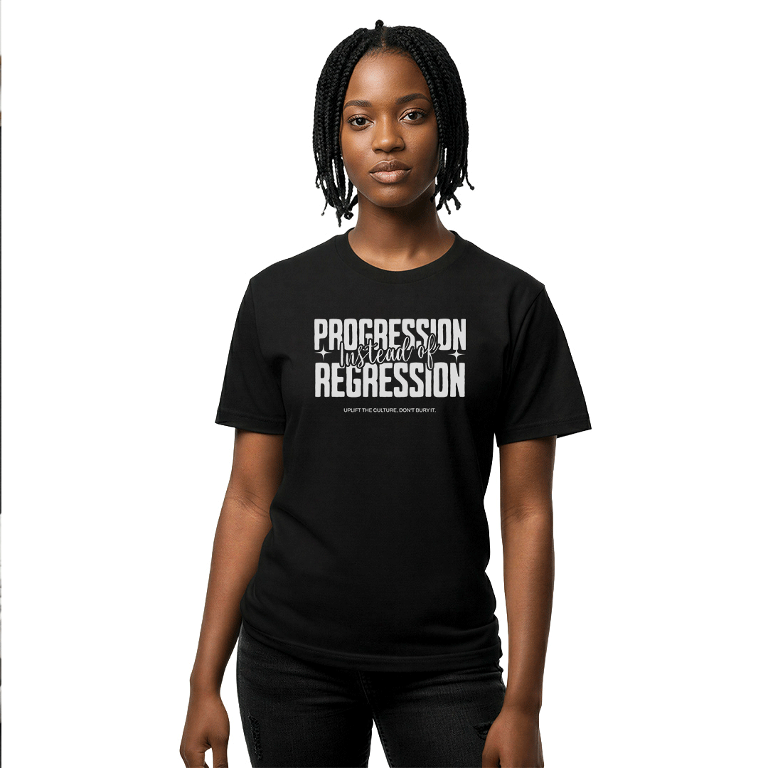 Progression Instead of Regression – Unisex Graphic Tee