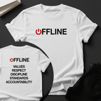 Offline — Old School Values Unisex Graphic Tee