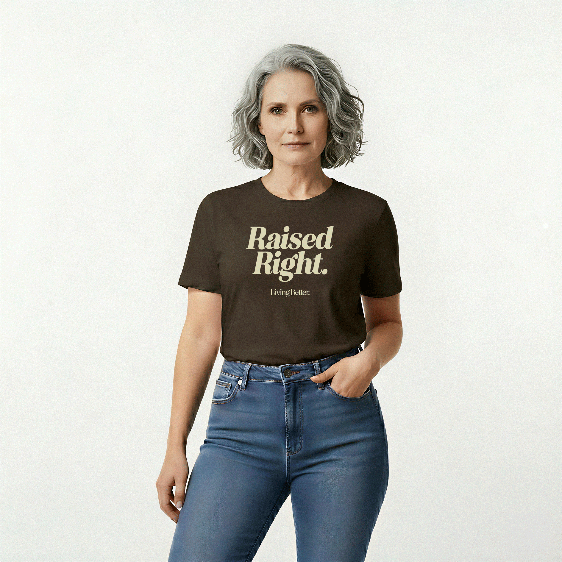 Raised Right, Living Better - Unisex Graphic Tee