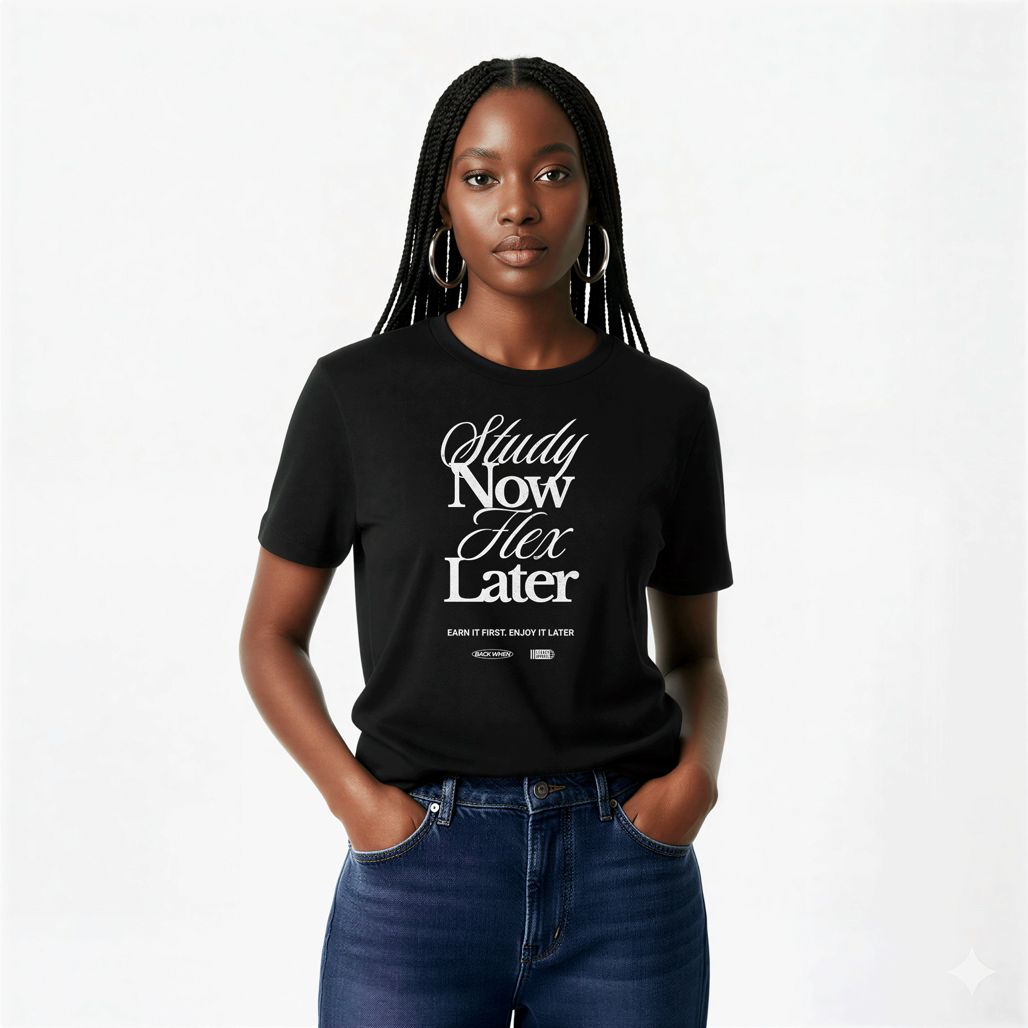Study Now. Flex Later. - Unisex Graphic Tee