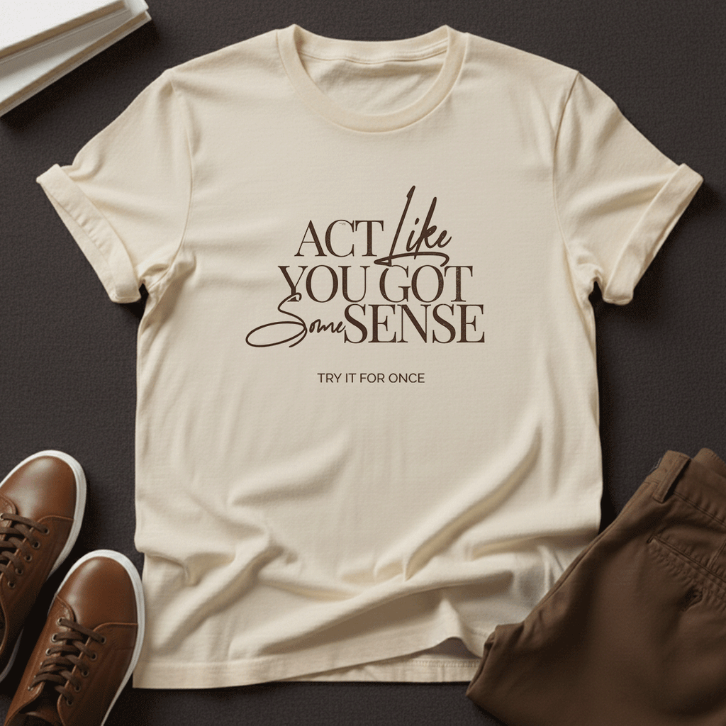 Act Like You Got Some Sense - Unisex Graphic Tee