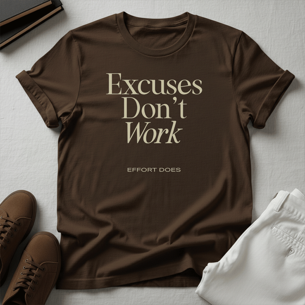 Excuses Don't Work — Unisex Graphic Tee