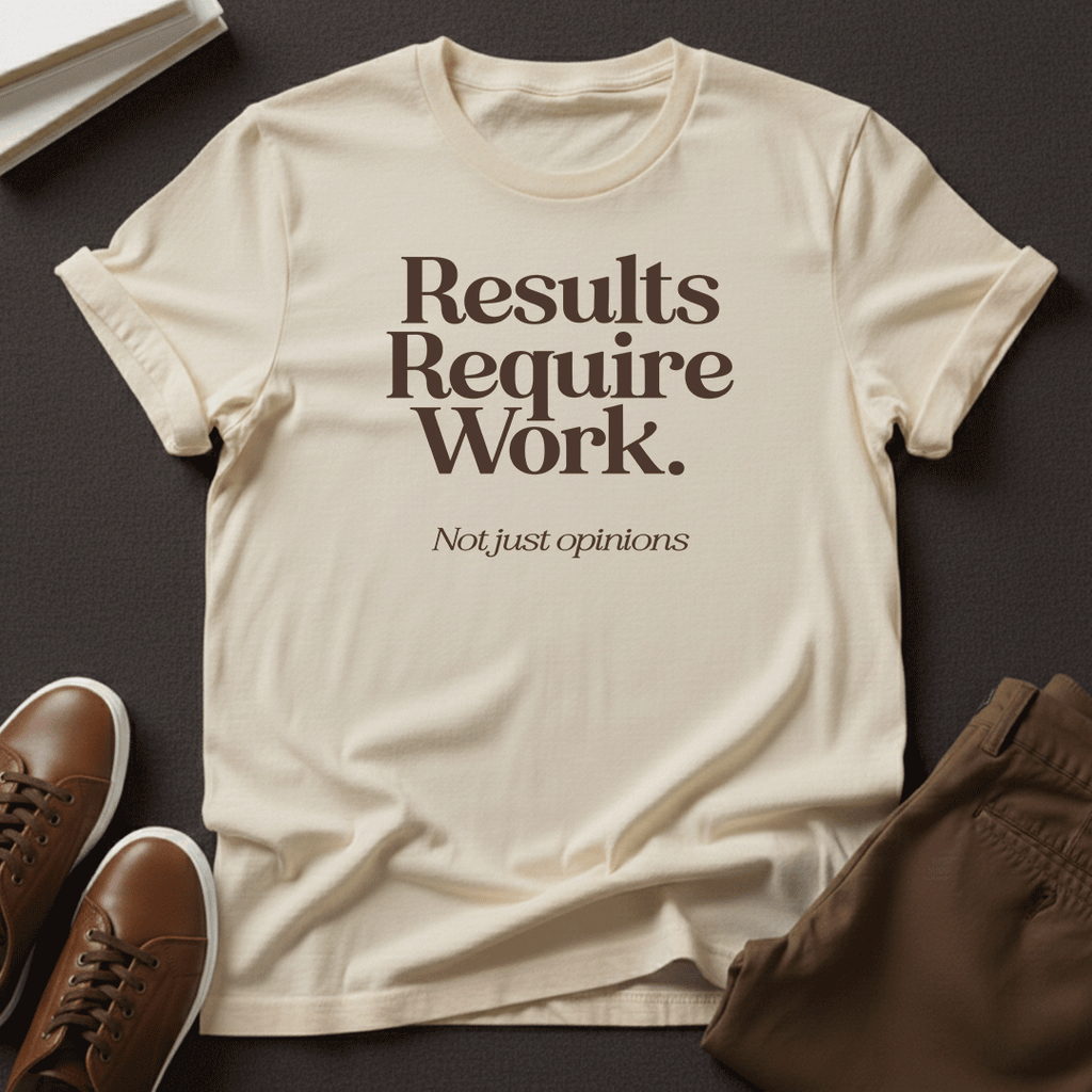 Results Require Work — Unisex Graphic Tee