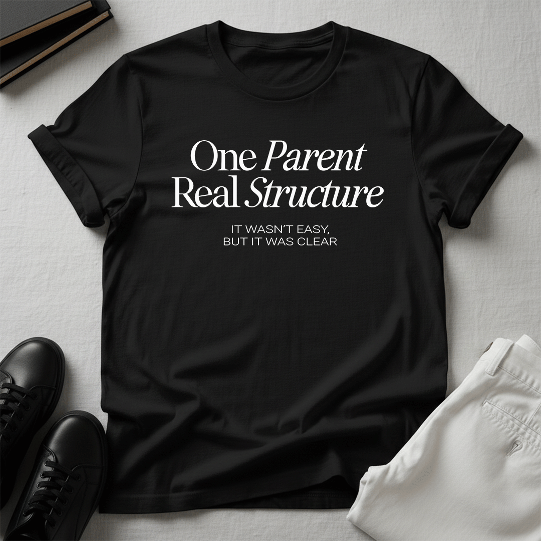One Parent. One Structure — Unisex Nostalgic Graphic Tee