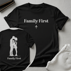 Family First — Unisex Nostalgic Graphic Tee (Classic Edition)