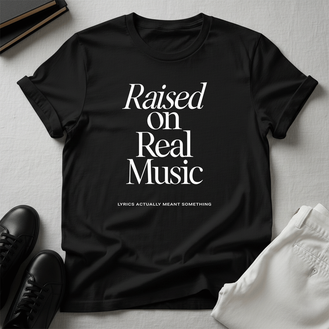 Raised on Real Music – Unisex Graphic Tee
