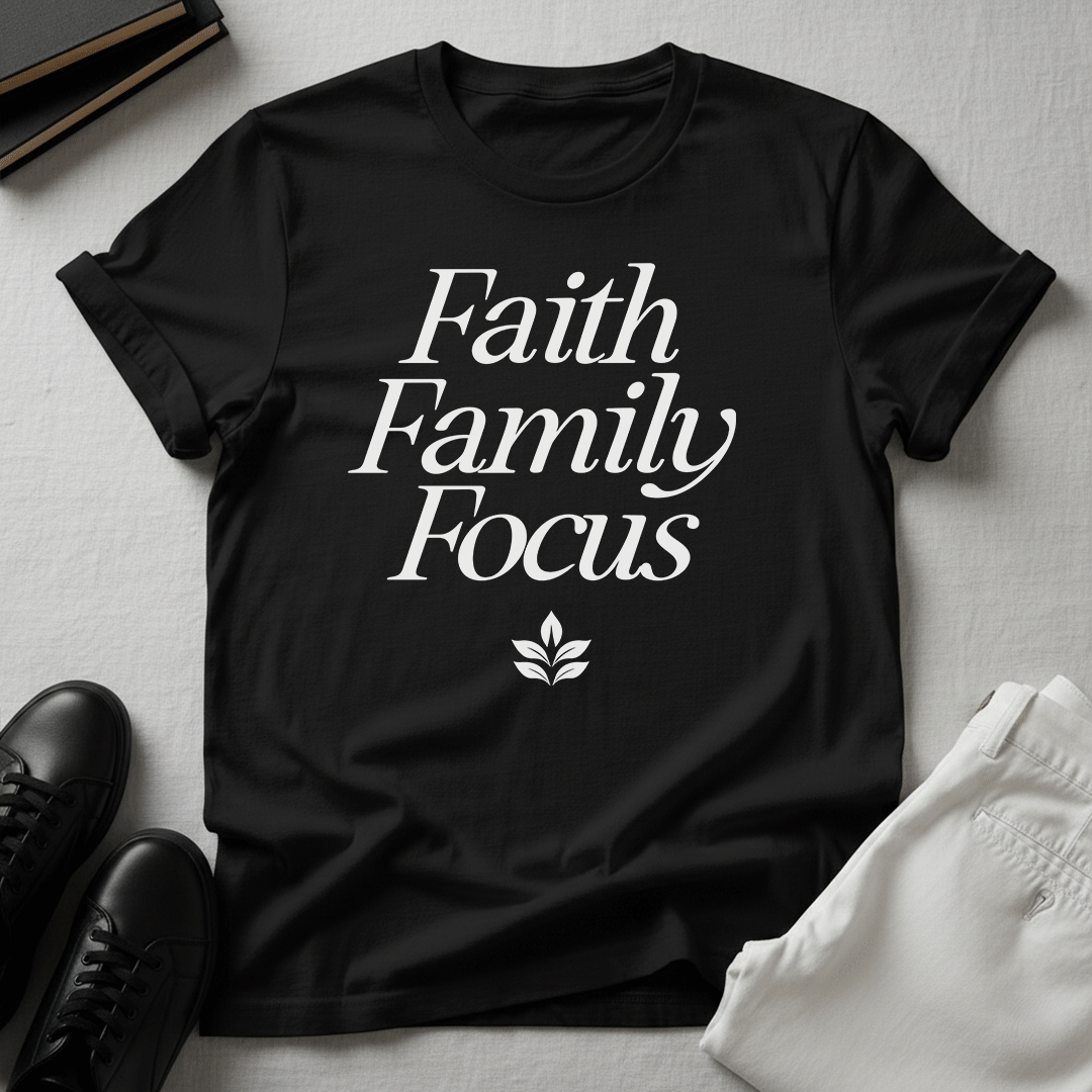 Faith, Family, Focus Unisex Graphic Tee