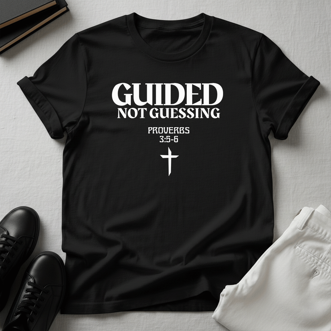 Guided Not Guessing Unisex Graphic Tee | Back When