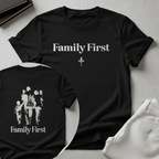 Family First — Unisex Nostalgic Graphic Tee