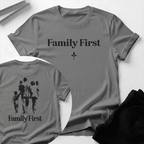 Family First — Unisex Nostalgic Graphic Tee
