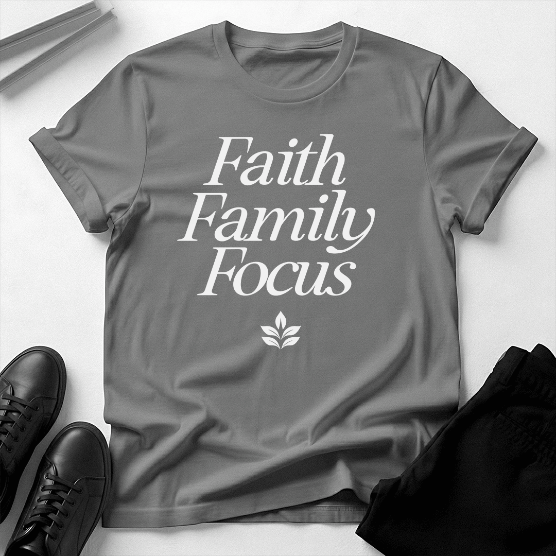 Faith, Family, Focus Unisex Graphic Tee