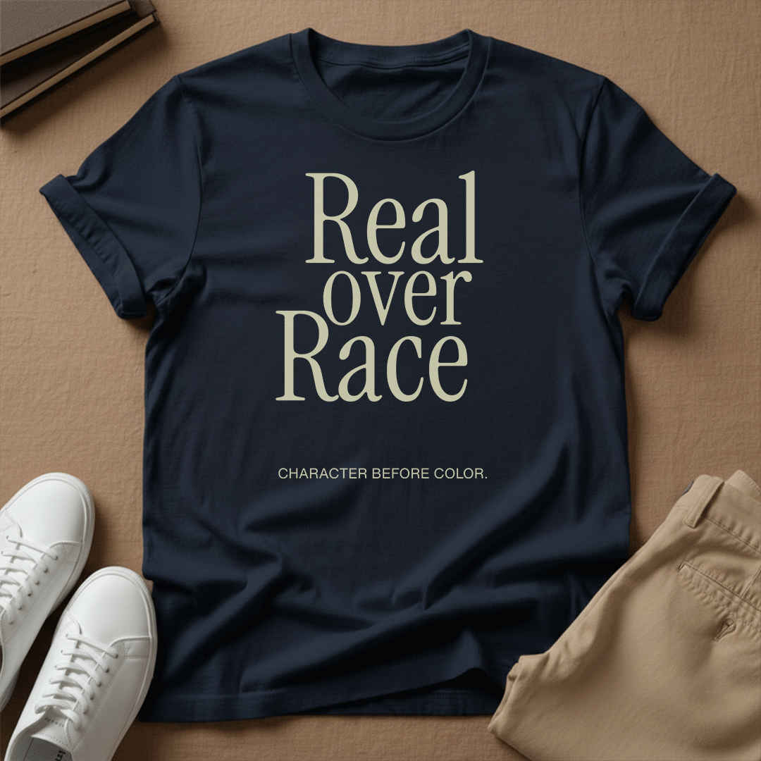 Real Over Race – Unisex Graphic Tee