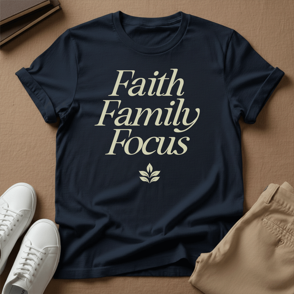 Faith, Family, Focus Unisex Graphic Tee
