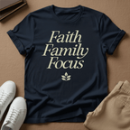 Faith, Family, Focus Unisex Graphic Tee