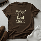 Raised on Real Music – Unisex Graphic Tee