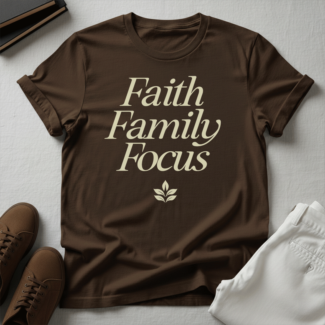 Faith, Family, Focus Unisex Graphic Tee