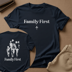 Family First — Unisex Nostalgic Graphic Tee
