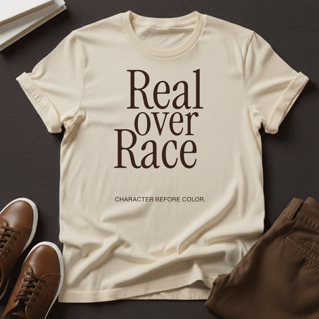 Real Over Race – Unisex Graphic Tee