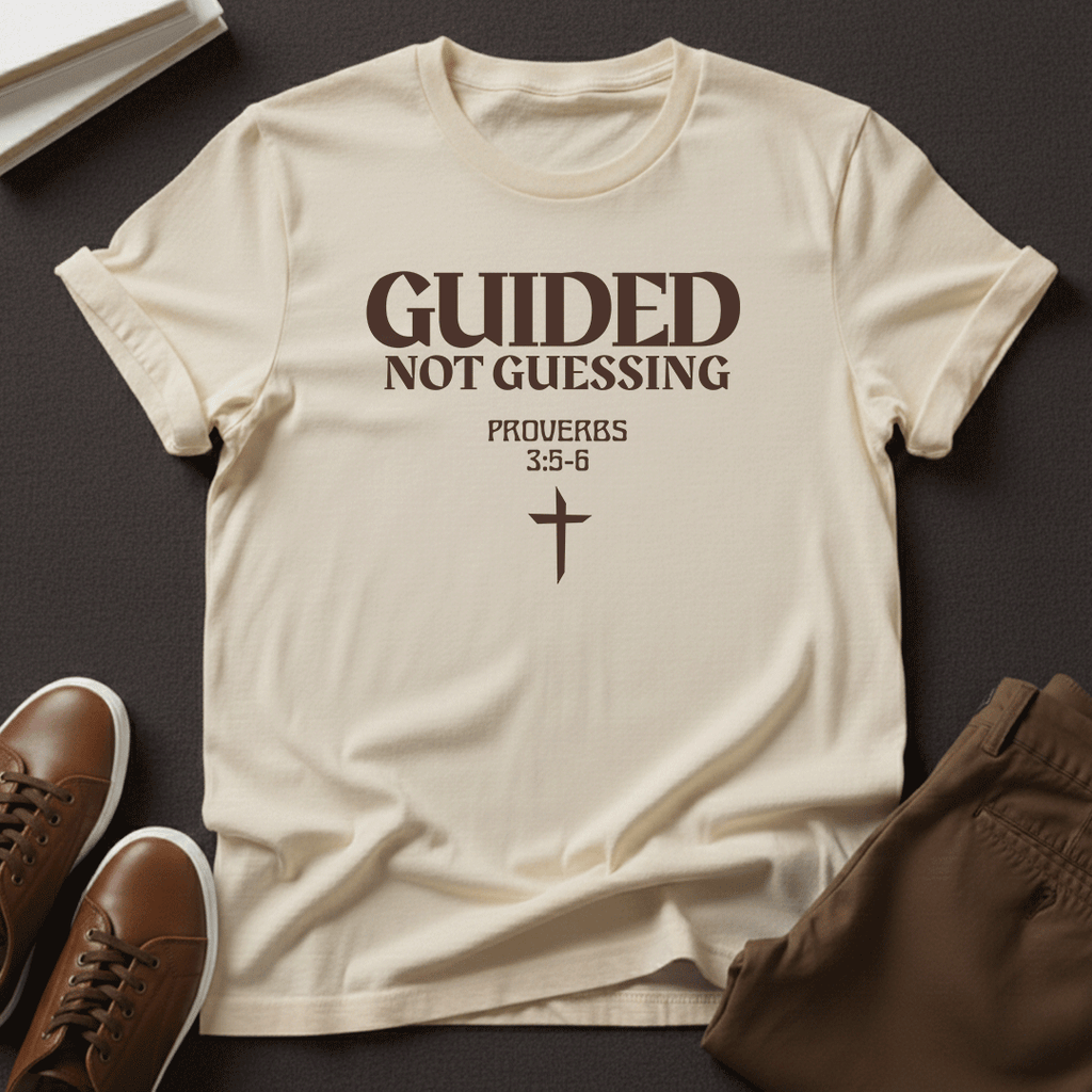 Guided Not Guessing Unisex Graphic Tee | Back When