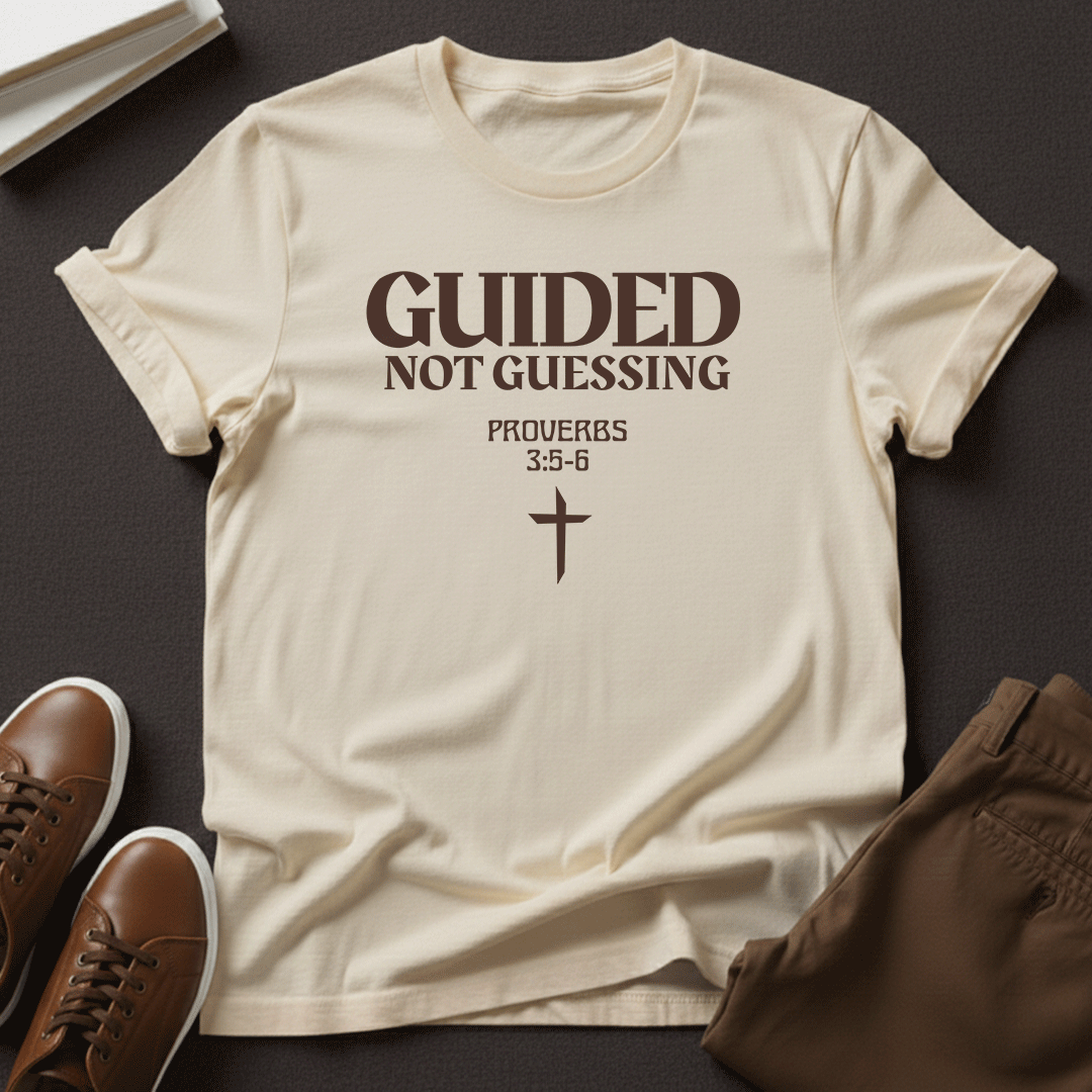 Guided Not Guessing Unisex Graphic Tee | Back When