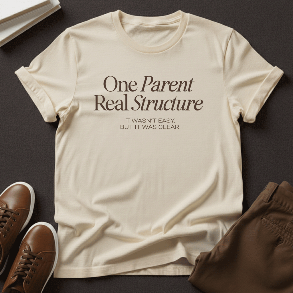 One Parent. One Structure — Unisex Nostalgic Graphic Tee