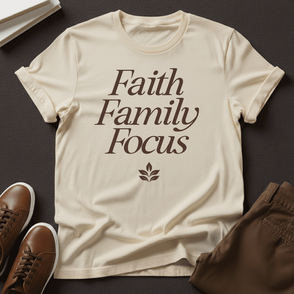 Faith, Family, Focus Unisex Graphic Tee