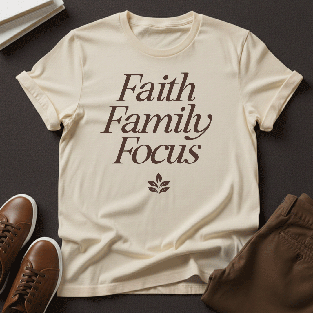 Faith, Family, Focus Unisex Graphic Tee