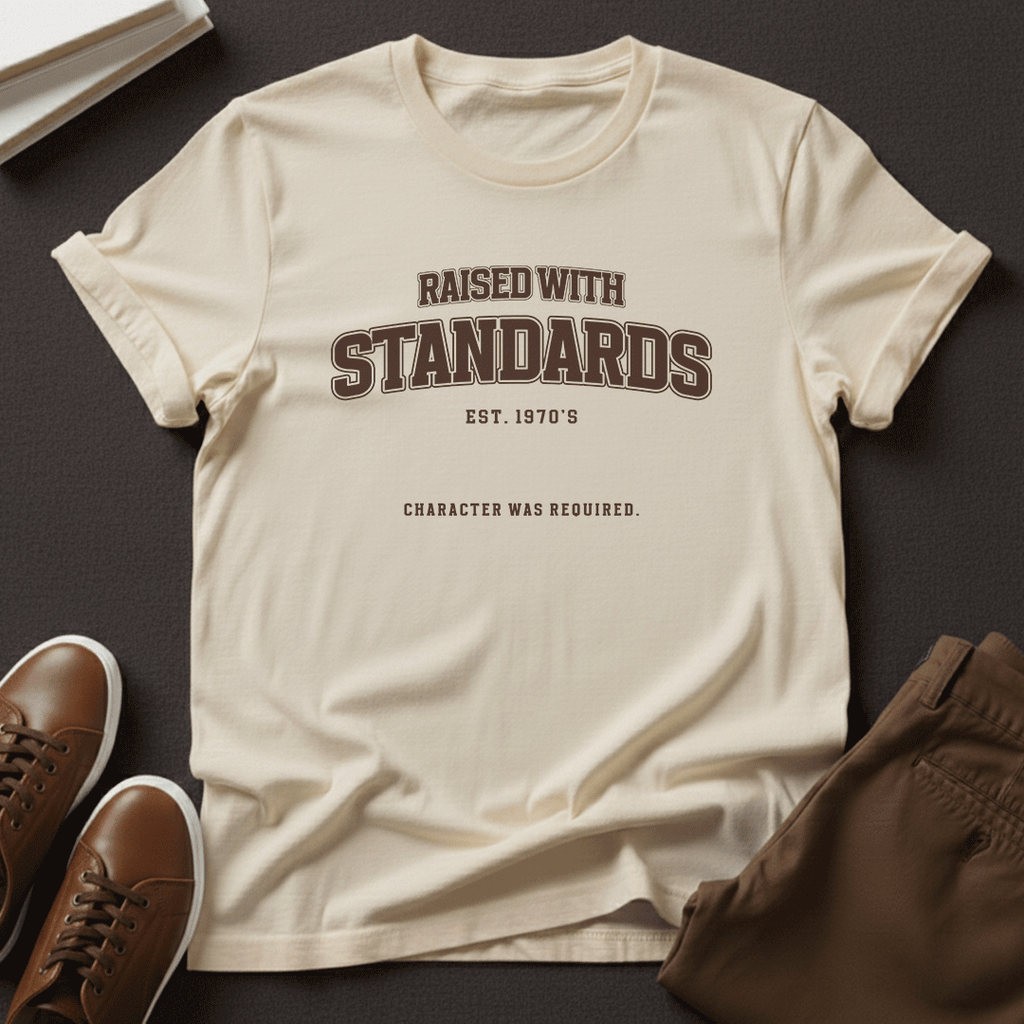 Raised With Standards (1970s) - Unisex Graphic Tee