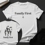 Family First — Unisex Nostalgic Graphic Tee