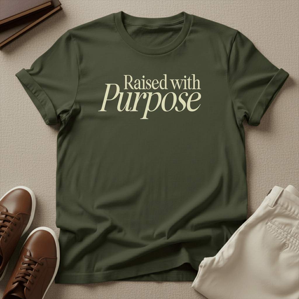 Raised With Purpose - Unisex Graphic Tee