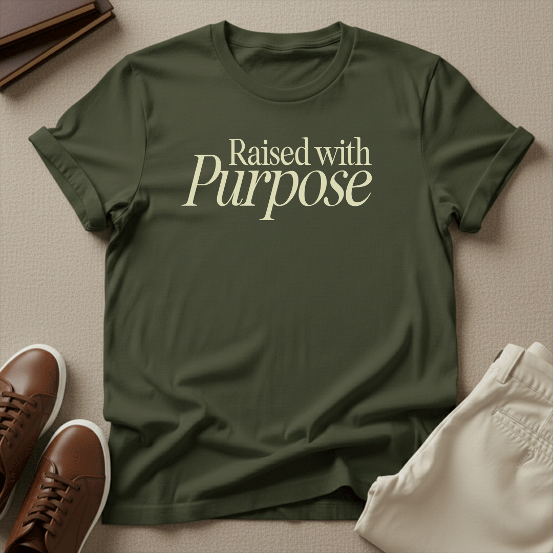Raised With Purpose - Unisex Graphic Tee