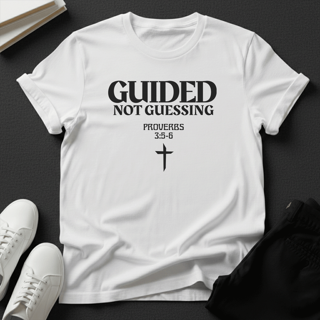 Guided Not Guessing Unisex Graphic Tee | Back When