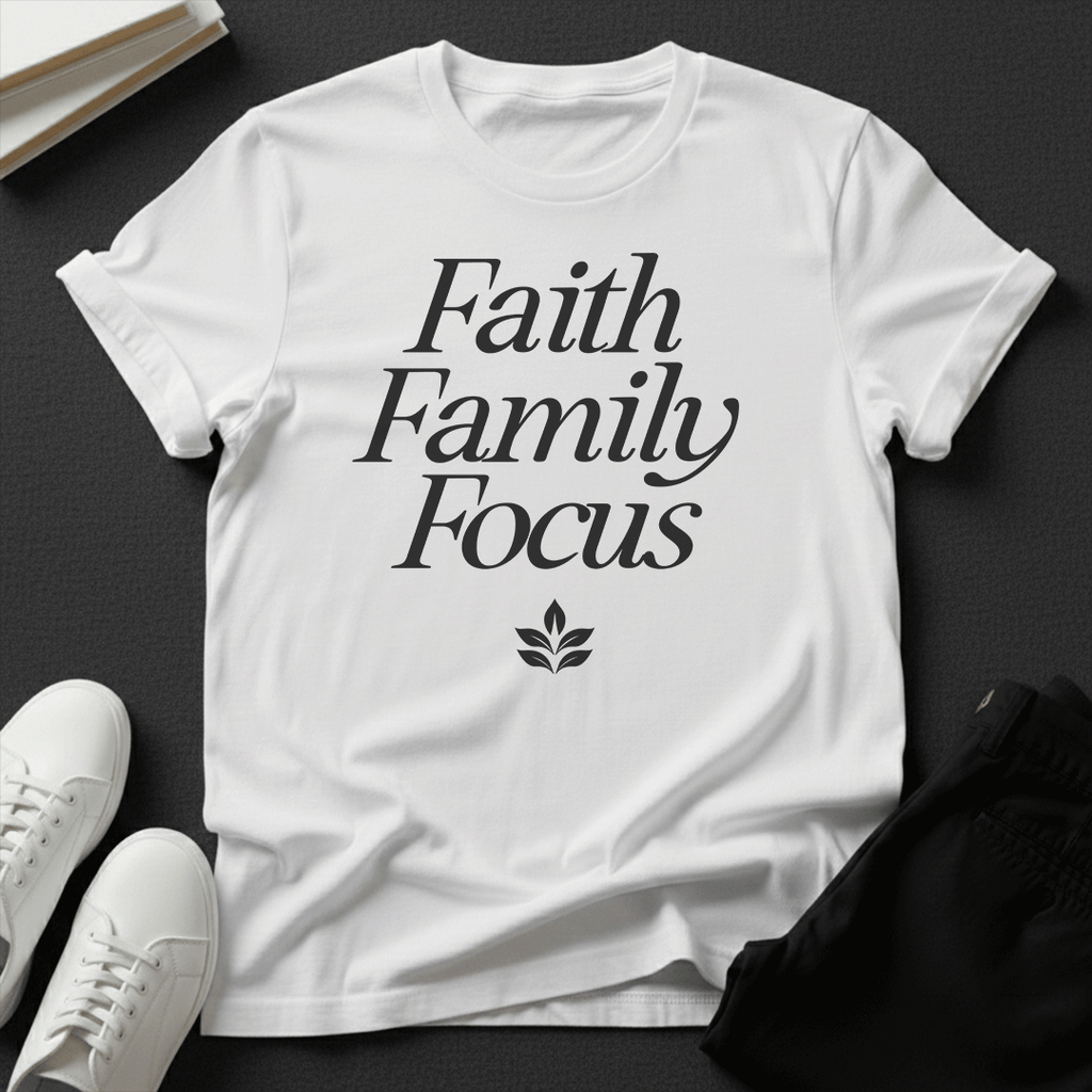 Faith, Family, Focus Unisex Graphic Tee