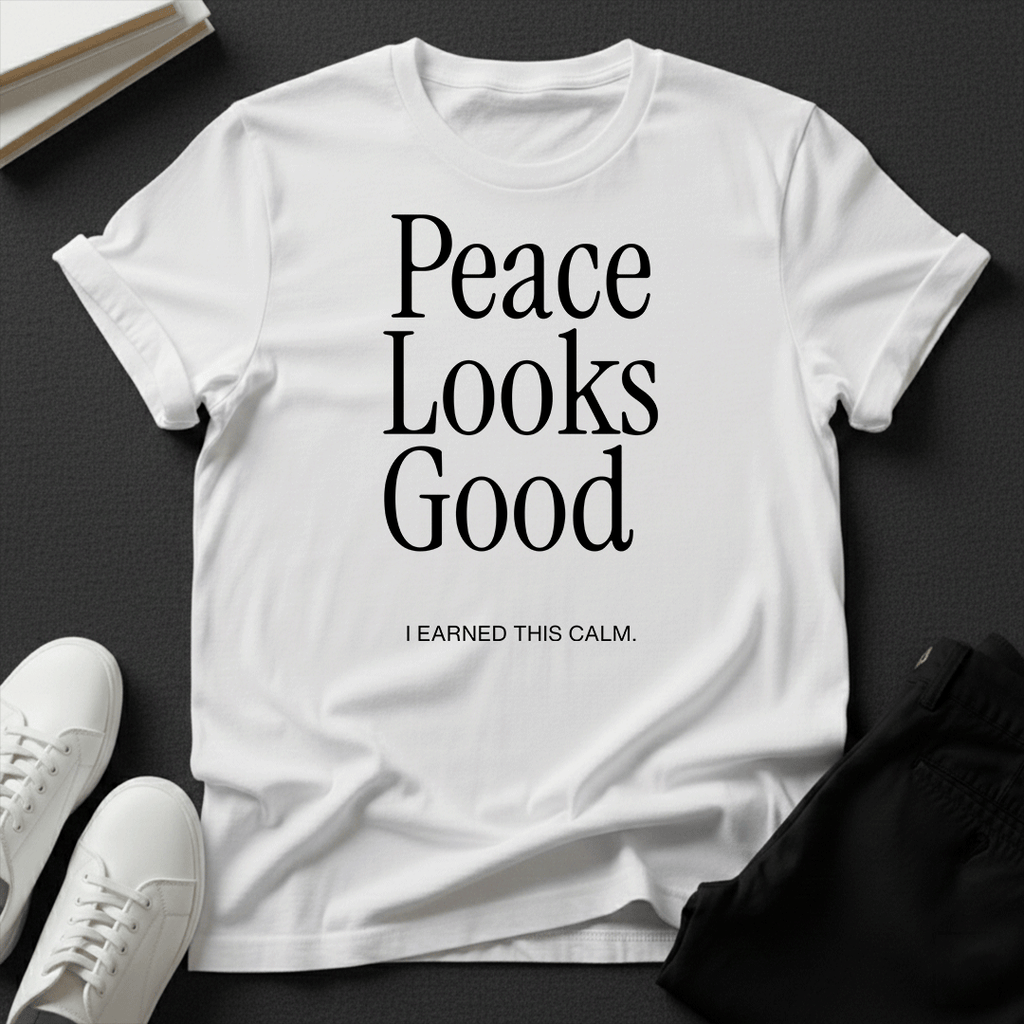 Peace Looks Good – Unisex Graphic Tee