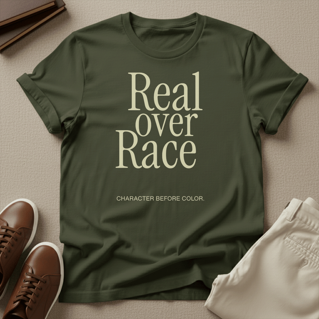 Real Over Race – Unisex Graphic Tee
