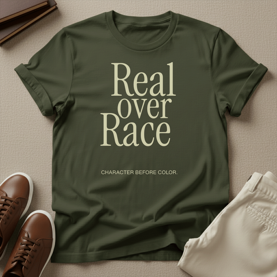 Real Over Race – Unisex Graphic Tee