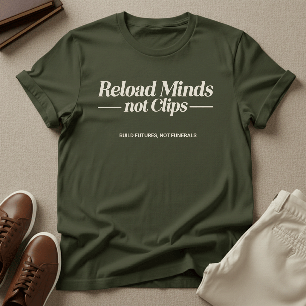 Reload Minds Not Clips – Unisex Graphic Tee