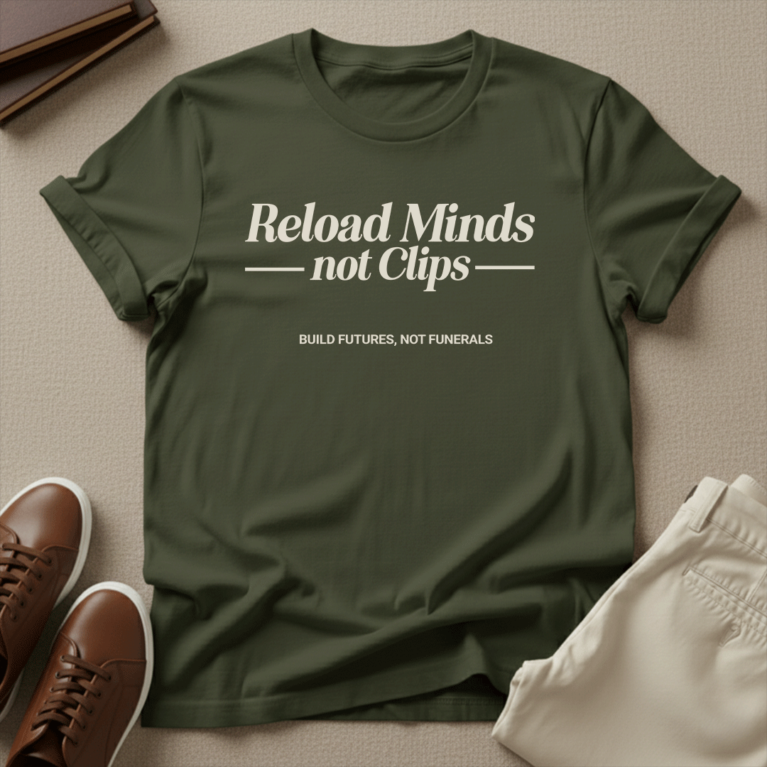 Reload Minds Not Clips – Unisex Graphic Tee