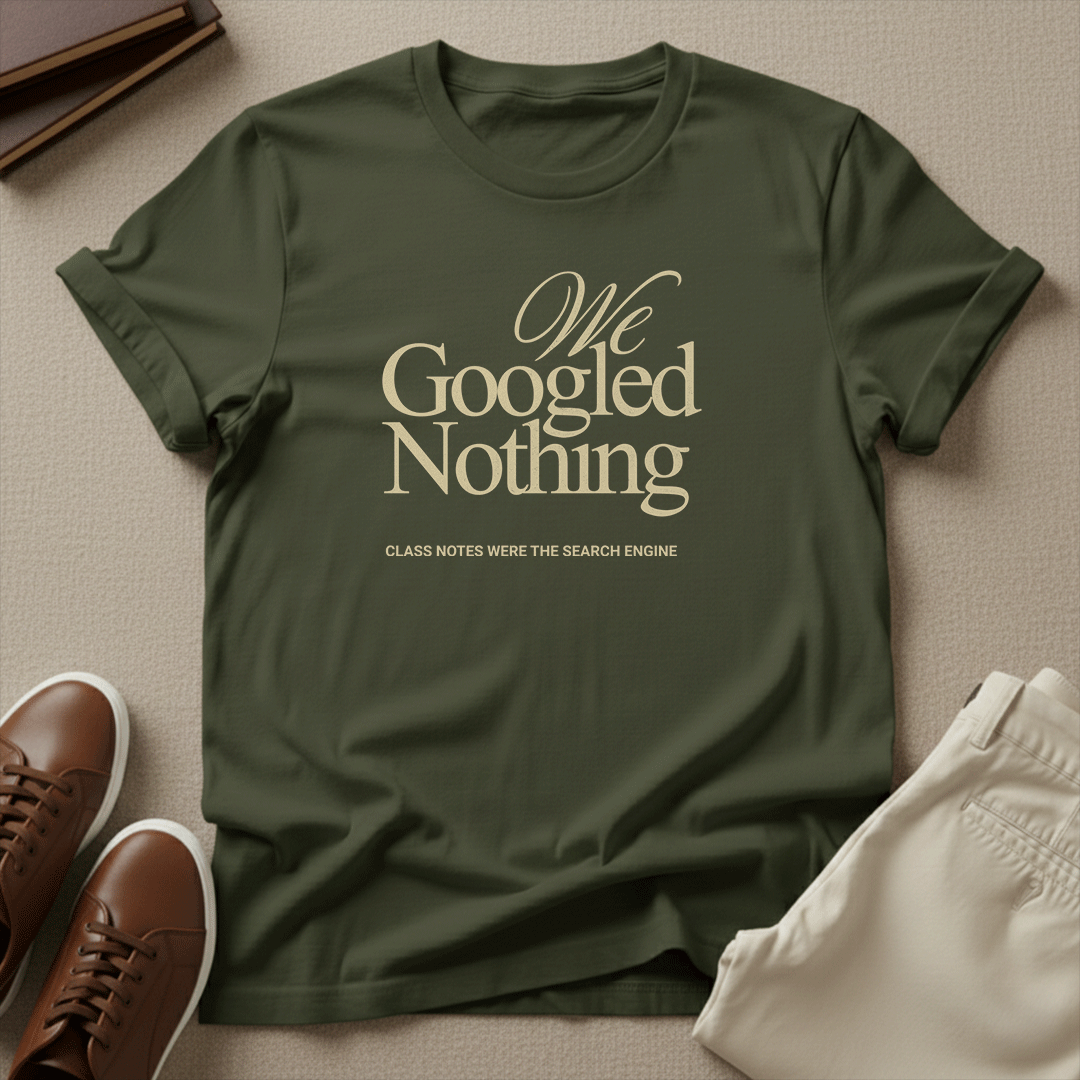 We Googled Nothing — Unisex Graphic Tee