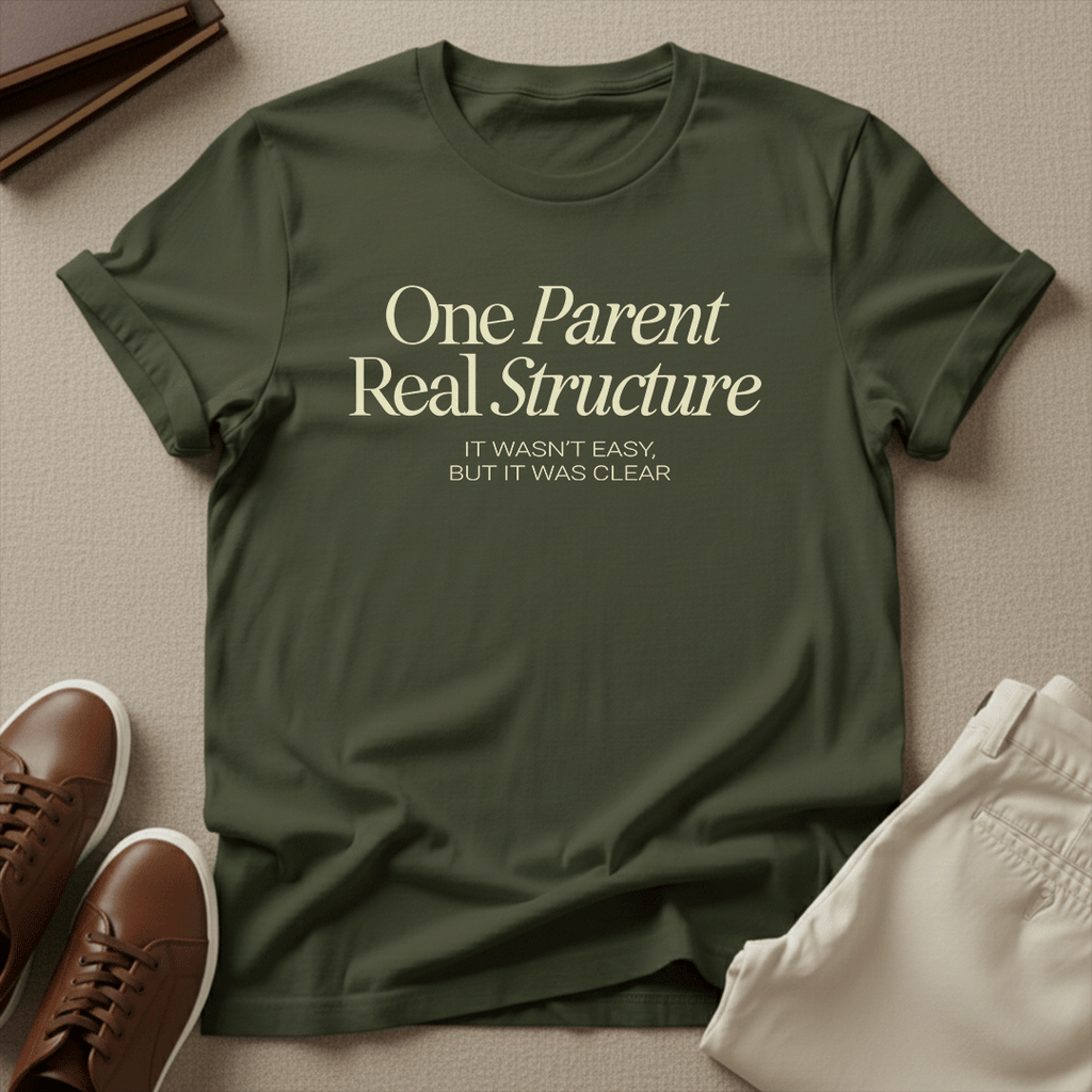 One Parent. One Structure — Unisex Nostalgic Graphic Tee