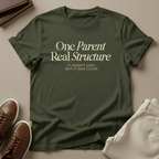 One Parent. One Structure — Unisex Nostalgic Graphic Tee