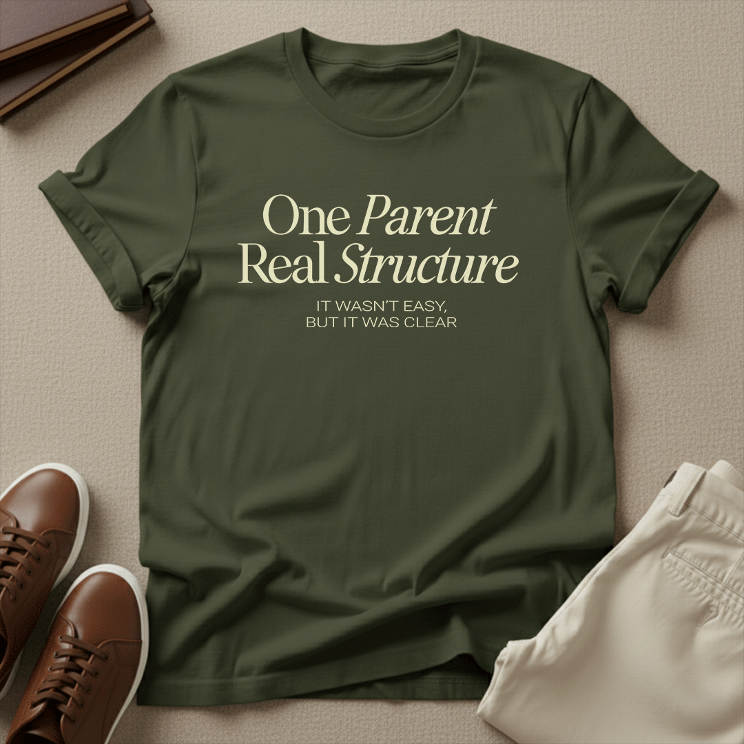 One Parent. One Structure — Unisex Nostalgic Graphic Tee