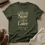 Study Now. Flex Later. - Unisex Graphic Tee
